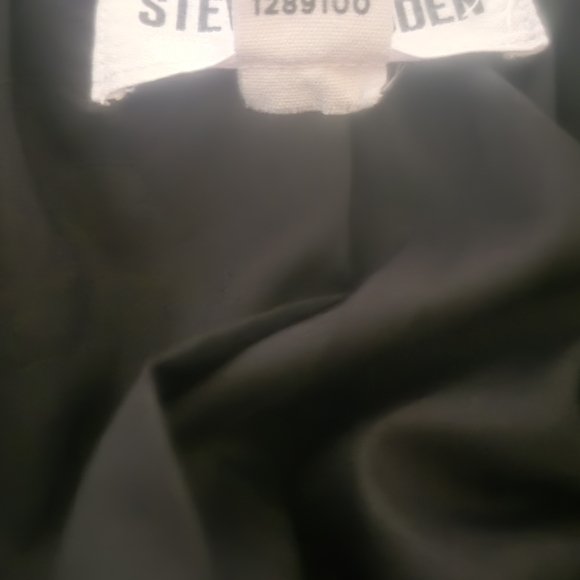 Steve Madden Black Classic Blazer Jacket Size Large Business Professional - Picture 7 of 8